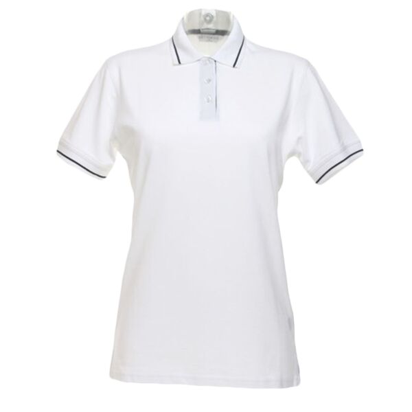 Kustom Kit Ladies St Mellion Tipped Cotton Piqué Polo Shirt Thumbnail
