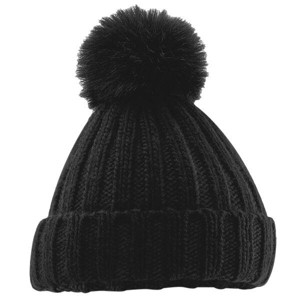 Beechfield Verbier Fur Pop Pom Beanie Thumbnail