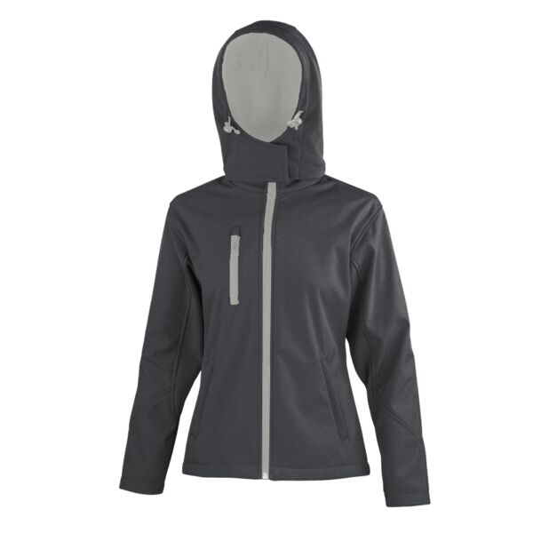 Result Core Ladies Hooded Soft Shell Jacket Thumbnail